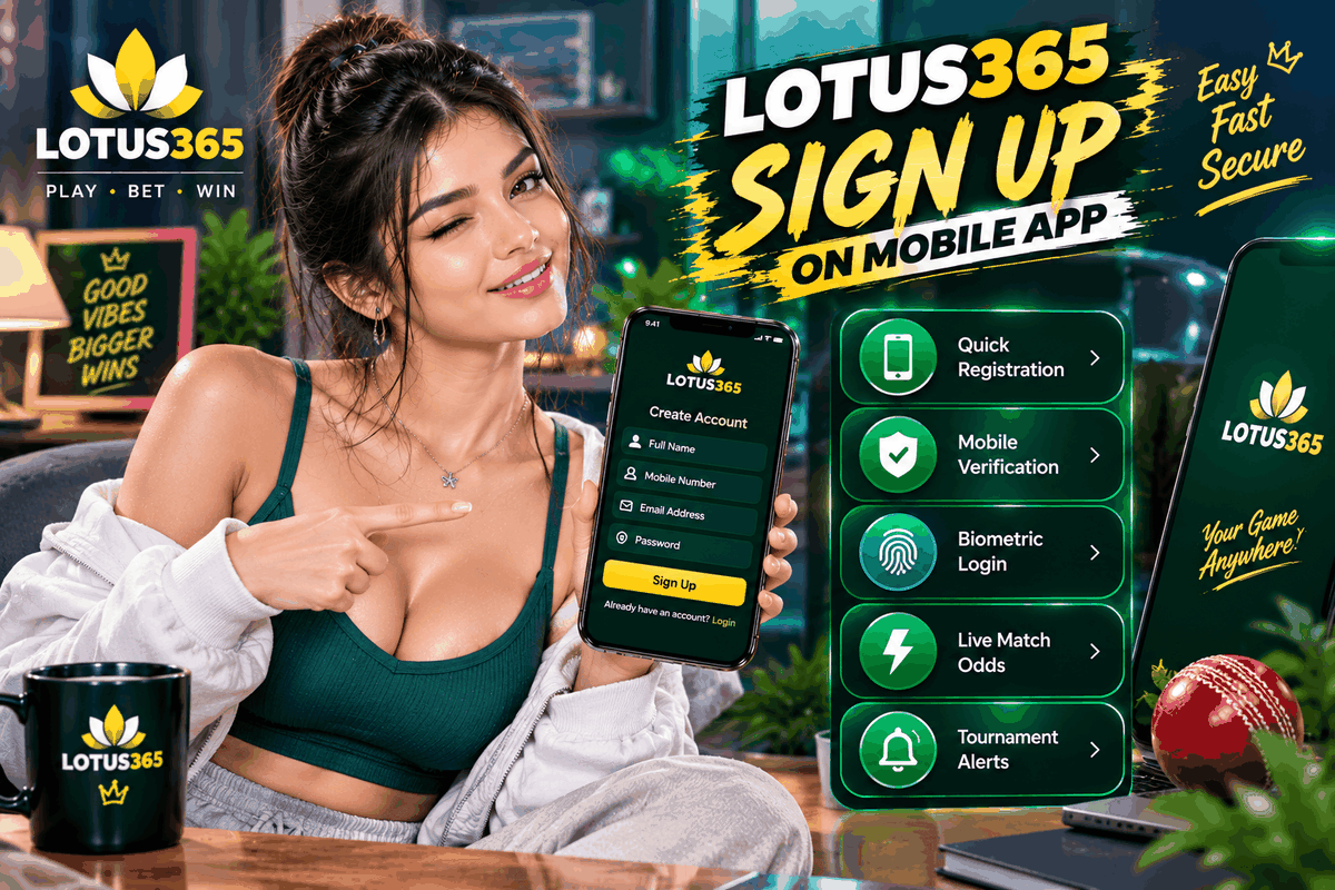 Lotus365 Sign Up Mobile App